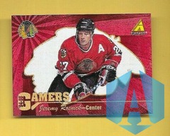1994-95 Pinnacle Gamers #GR14 Jeremy Roenick Blackhawks